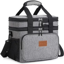 Esranın Dünyası Genişleyebilen Termal Yemek Taşıma Çantası - Çift Bölmeli