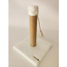 Esranın Dünyası Tek Katlı Beyaz Kedi Tırmalama Tahtası