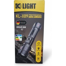 Güçlü Işık Profesyonel Şarjedilebilir El Feneri - Taşıma Çantalı - Dijital Ekranlı KL-X89