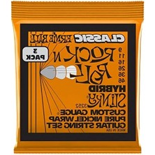 Esranın Dünyası Saf Nikel Klasik Rock 'n' Roll Elektro Gitar Telleri 9-46