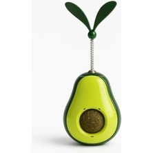 Esranın Dünyası Çok Fonksiyonlu Kedi Oyuncağı - Avokado Şekilli