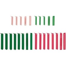 Esranın Dünyası Karışık Renklerde 20 Parça Torba Klipsi Seti