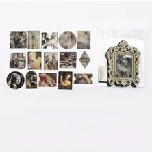 Esranın Dünyası Pul Temalı 45 Adet Yapışkan Sticker Seti