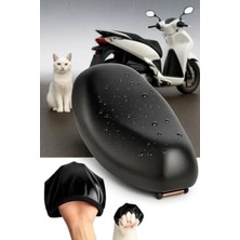 Esranın Dünyası Su Geçirmez Motosiklet Sele Kılıfı, Siyah - Piaggio Medley 150 Uyumlu