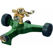 Esranın Dünyası Tekerlekli Pirinç Darbeli Yağmurlama, Yeşil