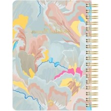 Esranın Dünyası Spiralli Planlayıcı Defter, Lotus Desenli, 17X24 cm