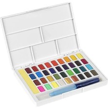 Esranın Dünyası 36 Renk Suluboya Seti, Parlak ve Canlı Renkler