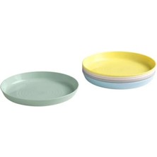 Esranın Dünyası 6'lı Pastel Renkli Kalas Plakaları, Bpa Içermez