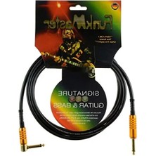 Esranın Dünyası Altın Uçlu Bas Gitar Kablosu, 3m Uzunlukta