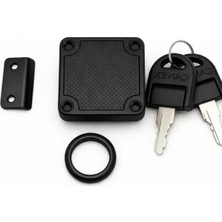 Esranın Dünyası Profesyonel Kare Çekmece Kilidi - 2 Anahtarlı, Yüksek Kaliteli