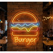Neon LED Burger