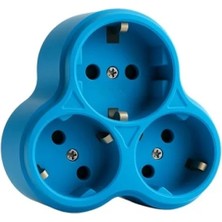 Esranın Dünyası 3'lü Topraklı Priz Çoklayıcı | 16A, 250V Kapasiteli