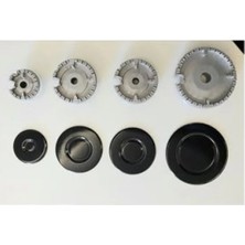 Esranın Dünyası 8 Parça Çakmak Delikli Bek ve Kapak Takımı - Siyah