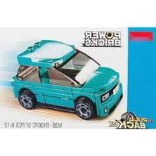 Esranın Dünyası 57 Parçalı Yeşil Araba Yapım Seti