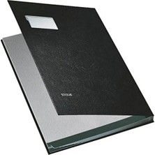 Esranın Dünyası 10 Bölmeli Su Geçirmez Imza Dosyası, Siyah