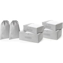 Esranın Dünyası 6'lı Gri Renk Bavul Içi Düzenleyici Set