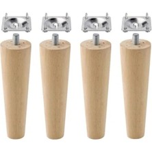 Esranın Dünyası Ahşap Mobilya Için 12 cm M8 Civatalı Masa Ayakları Seti