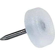 Esranın Dünyası 25'li Çivili Masa Sandalye Zemin Koruyucu - Plastik Şeffaf Beyaz