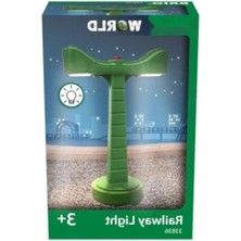 Esranın Dünyası Çok Renkli Tren Rayları Için Yol Işığı