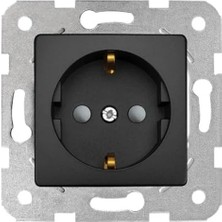 Esranın Dünyası Gece Siyahı Topraklı Priz Çarpma Karşıtı Mekanizma