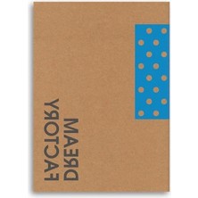 Esranın Dünyası Düz Mavi Kraft Defter