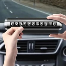 Esranın Dünyası Güneşe Dayanıklı Alüminyum Araç Içi Parkmatik - Çevirmeli Numaratör