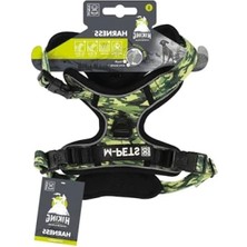 Esranın Dünyası Güvenli ve Rahat Kullanım Için Reflektörlü Sırt Tasması - Kamuflaj (S)