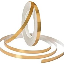 Esranın Dünyası Yapışkanlı Fayans Arası Folyo Derz Bandı Gold - 1 Cm, 50 Metre