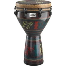 Esranın Dünyası 14 Inç Tasarım Djembe - Yüksek Ses Kalitesi