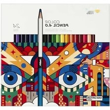 Esranın Dünyası 24 Adet Kalın Kuru Boya Kalemi Seti - Üstün Kalite