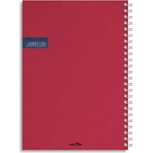 Esranın Dünyası Bordo Sert Kapaklı Spiralli Defter - 200 Sayfa