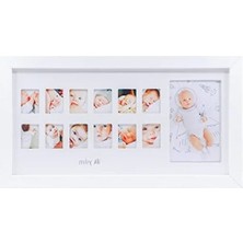 Esranın Dünyası Bebek Odası Için 12 Aylık Fotoğraf Anı Çerçevesi