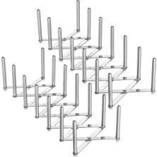 Esranın Dünyası Paslanmaz Çelik Tencere Kapağı Düzenleyici - Ayarlanabilir Uzunluk, 2 Paket