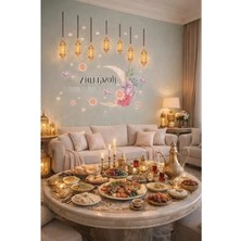 Esranın Dünyası Ahşap Kapı Süsü Sticker - Ramazan Temalı Dekoratif Aksesuar