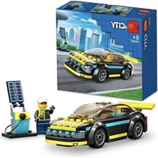 Esranın Dünyası Elektrikli Spor Araba Yapım Seti - 95 Parça, Şarj Istasyonu ve Minifigür ile Eğlenceli Oyun