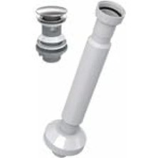 Esranın Dünyası Paslanmaz Metal Başlıklı Koku Önleyici Taşmalı Lavabo Gider Sifonu