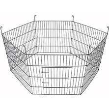 Esranın Dünyası Küçük Irk Köpekler ve Tavşanlar Için Panel Çit - 61X48 Cm, 6 Parça