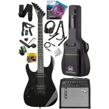 Esranın Dünyası Yüksek Kalite 50W Amfili Elektro Gitar - Black Rosewood