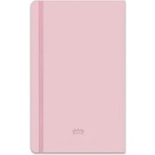 Esranın Dünyası Çizgili Ciltli Defter - 13X21 Cm, Pembe