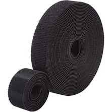 Esranın Dünyası 3 Metre Süper Cırt Bant Kablo Düzenleyici - Siyah