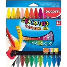 Esranın Dünyası Yumuşak Dokulu 24'lü Yağlı Pastel Boya Seti