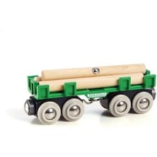 Esranın Dünyası Fsc Sertifikalı Ahşap Odun Yükleme Vagonu - 3 Parça Odun ile