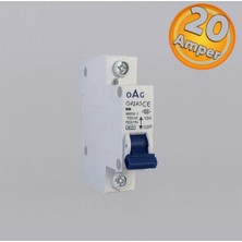 Oag OAG47 Tek Kutuplu 20 Amper Sigorta 20A Sigorta