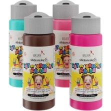 Esranın Dünyası 4'lü Tamamlayıcı Renkler Parmak Boyası Seti (4X60 Ml)