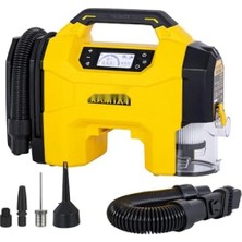 Esranın Dünyası Dijital Basınç Göstergeli Lastik Pompası ve Süpürge