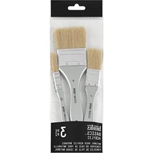 Esranın Dünyası Akrilik Boya Fırça Seti - 3 Parça Düz Fırça