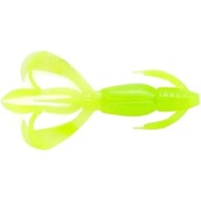 Esranın Dünyası 2.8" Çekici Şeffaf Chartreuse Glow Silikon Yem