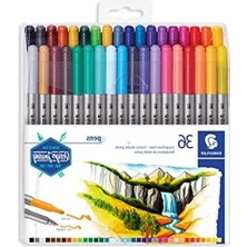 Esranın Dünyası Çift Uçlu Keçeli Kalem Seti - 36'lı, 0.5-0.8 mm ve 3.0 mm Uç Kalınlığı