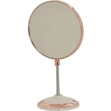 Esranın Dünyası Çift Taraflı Masaüstü Büyüteçli Makyaj Aynası - Profesyonel Yuvarlak