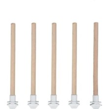 Esranın Dünyası 5'li Ahşap Kuş Tüneği Seti - 20 cm